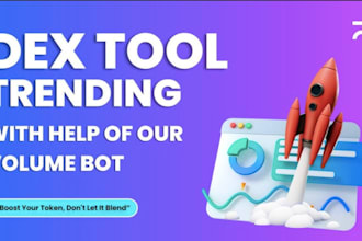 build dextool bot, trending bot, volume bot dextools trending bot, poocoin bot