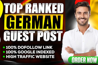 publish a german guest post on top ranked sites for SEO