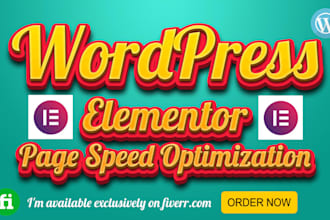 boost your wordpress elementor website page speed and fix the slow issues