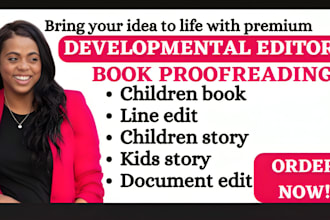 profread  kids story ,  line edit children story, book editing, children manual