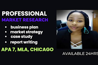 do urgent company research, strategic management and marketing