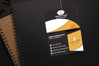 do professional business visiting cards design