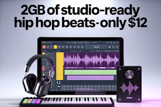 give you 2gb of trap, hip hop and rap beats