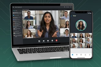 develop video calling, audio calling and chat app using webrtc