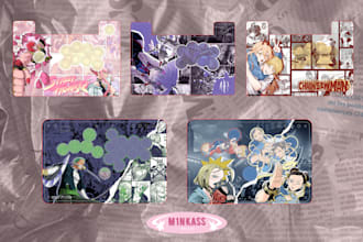 create one custom fightstick artwork for you