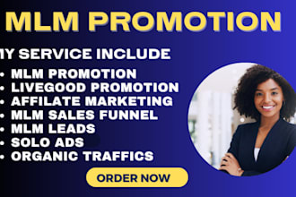 do organic MLM promotion, MLM sales funnel, live good, affiliate link promotion