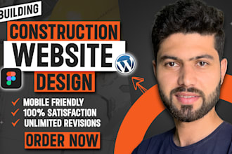 design a construction or remodeling website with wordpress