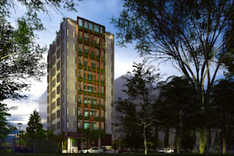 do realistic 3d house design architecture exterior rendering