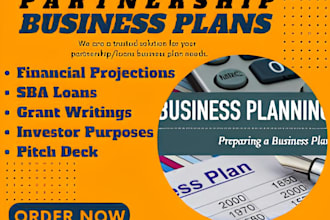 create a detailed investor ready business plan get funding, grants loans