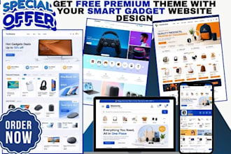 design smart home gadget shopify electronics store kitchen smart gadget website