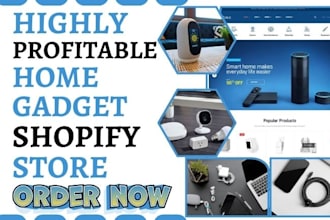 design home gadget shopify home appliance store electronics home gadget website