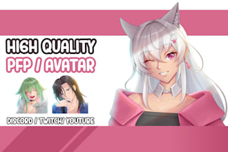 draw you, your original character for pfp, avatar, or fanart