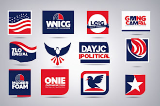 do modern political campaign logo design