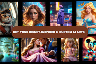create stunning disney inspired ai art and custom ai art creations