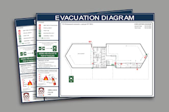 design fire emergency evacuation exit plan for your building