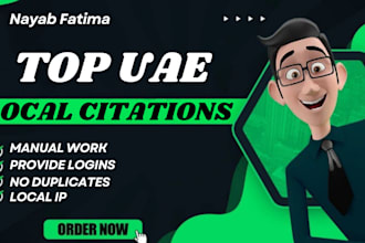 do uae, dubai local citations and directory submissions for local SEO backlinks