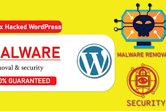 wordpress malware removal with extra website security