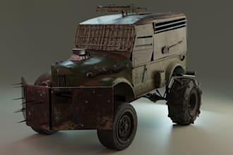 do 3d vehicle car automotive bike plane armor tank truck chopper train model