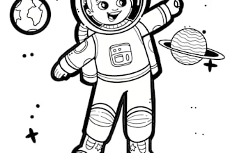 create freehand digital coloring pages for your coloring book