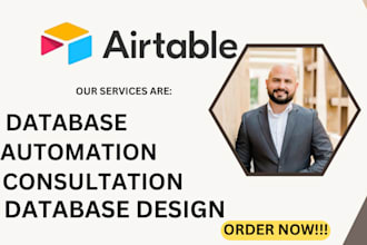 be your organization airtable expert,  airtable and database designs advise
