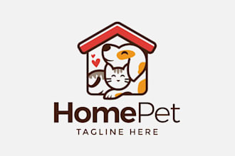 create an animal logo for your pet shop