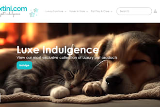 design pet accessories shopify store pet care pet food pet product pet website
