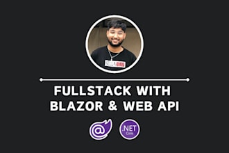 develop fullstack web app with blazor and web api