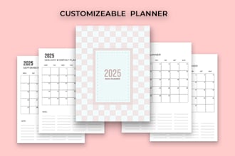 do journal and planner templates for digital and printable use