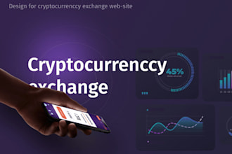 create cryptocurrency website,landing pages,ui,ux,meme coin,nft,exchange website