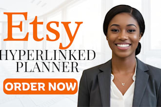 do etsy digital planner design etsy mockup hyperlinked planner bundle listing