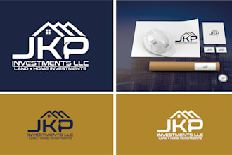 do real estate, construction, roofing, plumbing, electrical, property logo