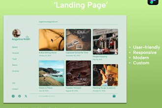 do hero section, landing or home page or image by figma