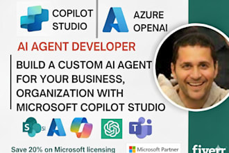 build and integrate ai agent using microsoft copilot studio, azure openai