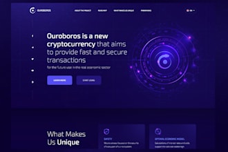 create crypto website,presale website,meme coin website,ico,token website,ui,ux