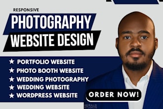 design photography website wedding photographer website photo booth website