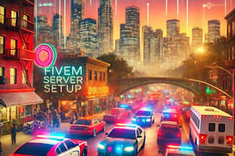 creation of fivem or redm server in rsg or qbcore  custom setup