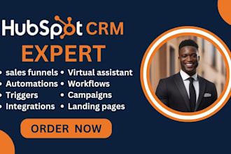 be your sales funnel expert, hubspot CRM, hubspot landing page