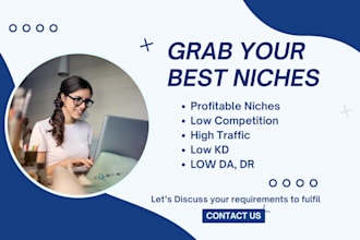 do expert niche research for targeted market insights