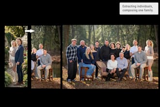 do group photo compositing
