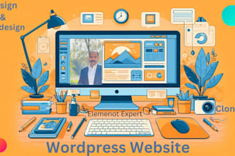 build design redesign and clone wordpress websites elementor expert