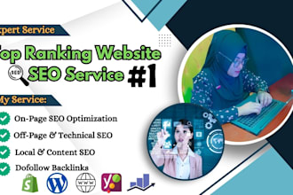 do professional wordpress on page off page SEO and shopify optimization