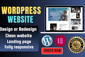 rebuild and responsive wordpress website as an expert