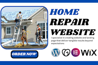 design home repair website home decoration, home remodeling wordpress website
