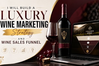 build a luxury wine marketing strategy and wine sales funnel for wineries