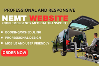 design nemt website to grow your medical transportation business
