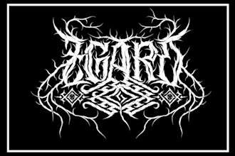 make black, slam, or death metal logo for your band