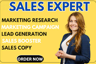 be your sales representative, generate b2b sales lead, close deal, telemarketing