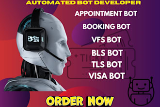 appointment scheduling automated booking system bot development visa assistant