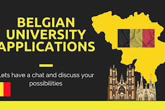 get you admission to belgian universities