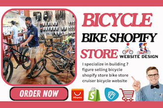 build 7 figure selling bicycle shopify store bike store cruiser bicycle website